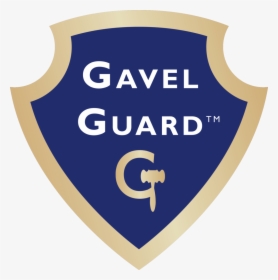Gavel Guard Horizontal White - Emblem, HD Png Download, Free Download