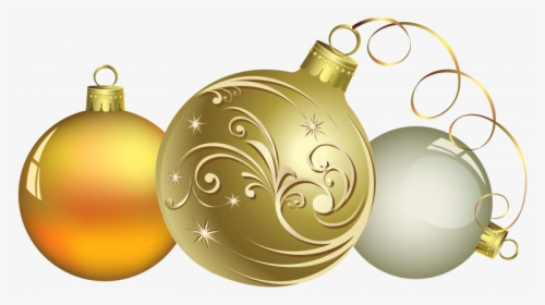 Download This High Resolution Christmas Png Image - Gold Christmas Ornaments Png Transparent, Png Download, Free Download