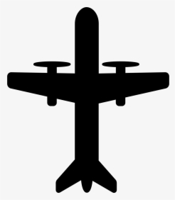 Aeroplane With Propellers - Icon, HD Png Download, Free Download