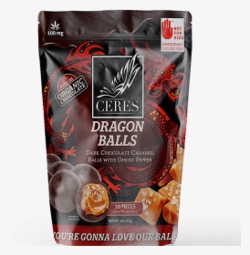 Ceres Garden Edibles Chocolates Dragon Balls 100mg - Mozartkugel, HD Png Download, Free Download