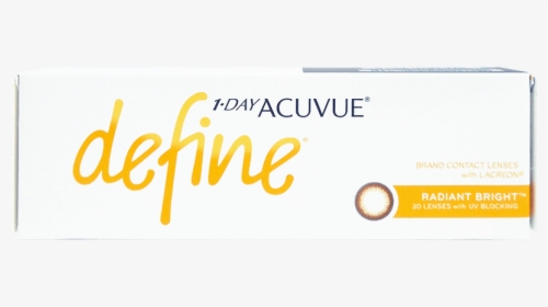 1 Day Acuvue Define Radiant Bright With Lacreon - Calligraphy, HD Png Download, Free Download