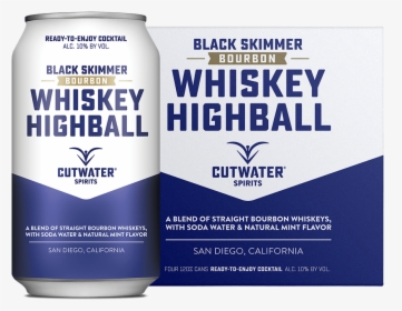 Cutwater Black Skimmer Whiskey Highball - Guinness, HD Png Download, Free Download