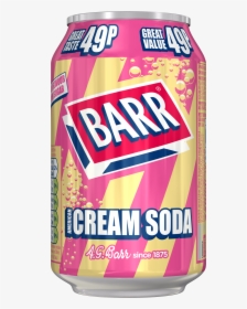 Barr American Cream Soda Can 330ml Pmp"  Title="barr - Fizzy Drinks Cream Soda, HD Png Download, Free Download
