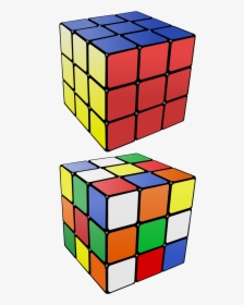 Cube Background Rubik Transparent - Rubik's Cube Without Colors, HD Png Download, Free Download