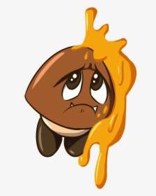Sad Goomba In Honey - Cartoon, HD Png Download, Free Download