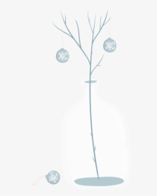 Winter Snow White Branches Transparent Cartoon Winter - Christmas Tree, HD Png Download, Free Download