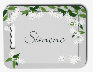 Jasmine Vine Personalized Kneeling Pad" title="jasmine - Sign, HD Png Download, Free Download