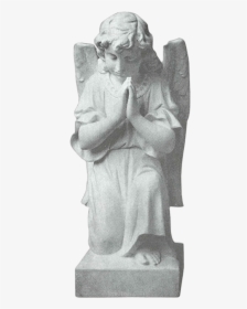 Kneeling Angel Granite Statue - Statue, HD Png Download, Free Download
