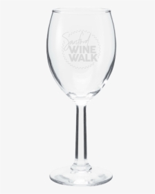 Free Custom Wine Walk Glass With Advanced Purchase - Wine Glass, HD Png Download, Free Download