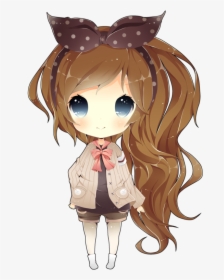 Art Trade With Jellydrop By Eo21 - Chibi Cute Kawaii Girls, HD Png Download, Free Download