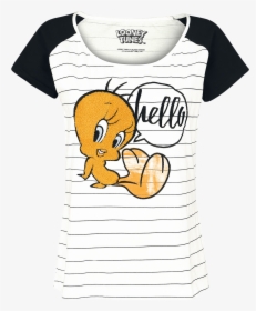 Looney Tunes - Tweety - Girls Shirt - White - T-shirt - Cartoon, HD Png Download, Free Download