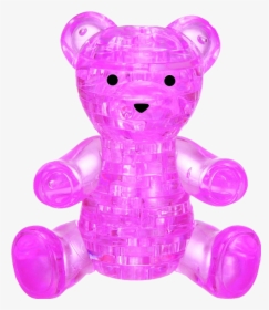 3d Crystal Puzzle - 3d Puzzle Pink Bear, HD Png Download, Free Download