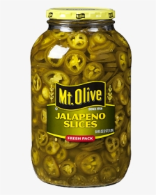 Mt Olive Sliced Jalapenos 1 Gallon - Mt Olive Jalapeno Slices, HD Png Download, Free Download