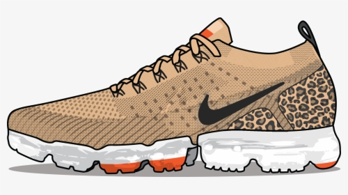 Nike Air Vapormax Animal Print Leopard - Running Shoe, HD Png Download, Free Download