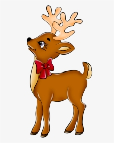Christmas Reindeer Png File - Christmas Reindeer, Transparent Png, Free Download