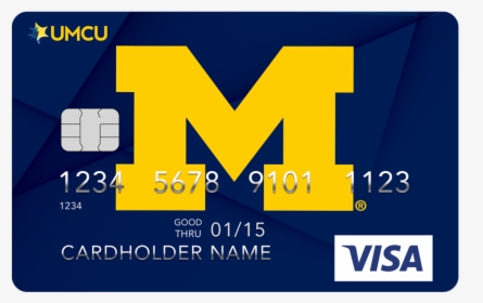 Check Card Block M - Umcu Credit Card Visa, HD Png Download, Free Download
