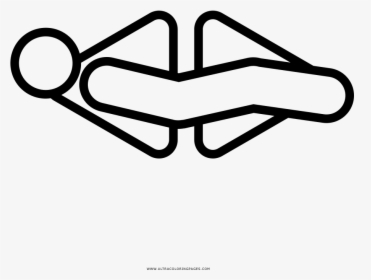 Laying Down Coloring Page - Line Art, HD Png Download, Free Download
