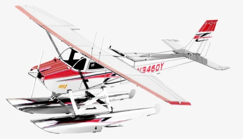 Cessna 182 Floatplane - Cessna 182 Floatplane Metal Earth, HD Png Download, Free Download