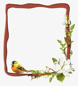 Marco Para Personalizar Con Tu Foto Frozen, Framed - Flowers And Leaves Png, Transparent Png, Free Download