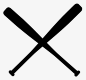 Crossed Baseball Bat Clipart, HD Png Download, Free Download