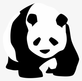 Black And White Panda Clipart, HD Png Download, Free Download