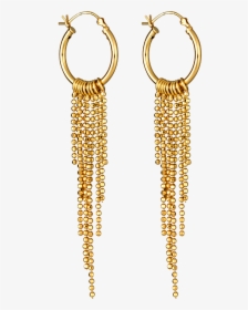 Hoop Earring With Dangle, HD Png Download, Free Download