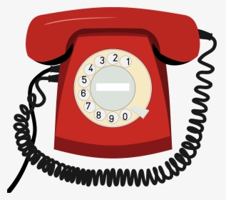 Telephone Set Clipart Clip Art Of - Clipart Picture Of A Telephone, HD Png Download, Free Download