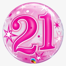 Birthday Pink Bubble Balloon Display - 40 Års Fødselsdag, HD Png Download, Free Download