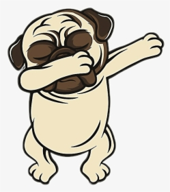 Transparent Pug Vector Png - Cartoon Dancing Dog Png, Png Download, Free Download