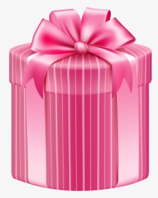 Pink Striped Gift Box - Tik Tok Gift Box, HD Png Download, Free Download