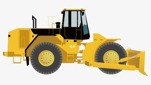 Tractor Clipart Construction - Heavy Equipment, HD Png Download, Free Download