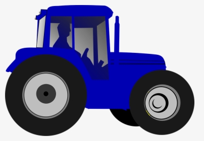 Transparent Tractor Clipart - Clipart Blue Tractor, HD Png Download, Free Download