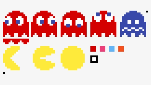 Transparent Pacman Pixel Png - Pacman Sprites, Png Download, Free Download