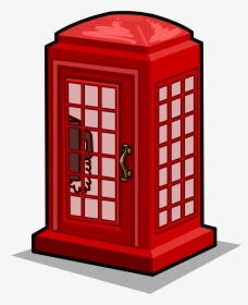 Telephone Booth Png - Telephone Booth Line Art, Transparent Png, Free Download