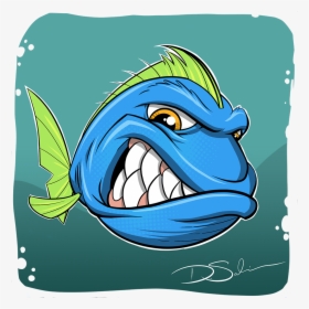 Transparent Big Fish Png - Cartoon, Png Download, Free Download