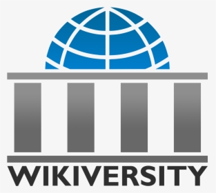 Wikiversity Logo Blue Silver - Wikiversity Logo, HD Png Download, Free Download