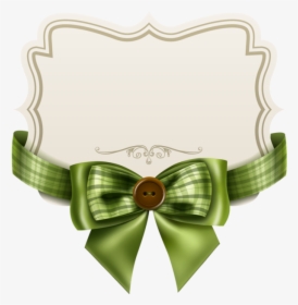 Green Ribbon Banner Png -green Ribbon, Ribbon Bows, - Ribbon Bow Free Vector Art, Transparent Png, Free Download