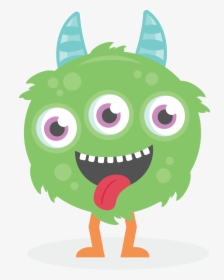 Fluffy Clipart Halloween Monster - Cute Monster Clipart, HD Png Download, Free Download