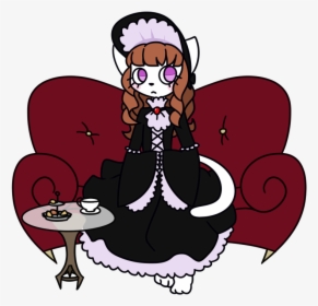 Gothic Lolita - Cartoon, HD Png Download, Free Download