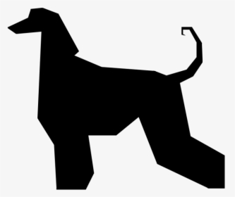 Afghan Hound Silhouette By Mdelirious - Guard Dog, HD Png Download, Free Download