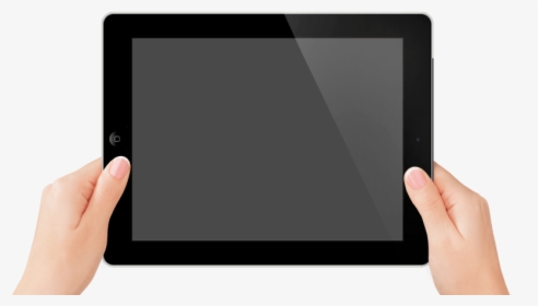 Hands Holding Tablet - Tab In Hand Png, Transparent Png, Free Download