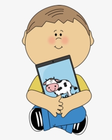 Transparent Taxes Clipart - Kids On Ipad Clipart, HD Png Download, Free Download