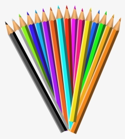 Pencil Clip Art - Colour Pencil Clipart Png, Transparent Png, Free Download