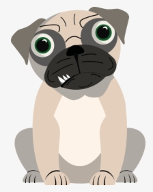Meanpug - Pug, HD Png Download, Free Download
