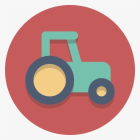 Circle Icons Tractor - Tractor Circle Icon Png, Transparent Png, Free Download