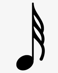 Musical Note Sixteenth Note Clip Art - Single Music Notes Png, Transparent Png, Free Download