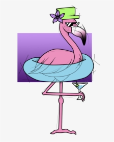 Party Flamingo, Vacation Flamingo, Summer Flamingo, - Clip Art, HD Png Download, Free Download