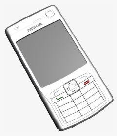 Nokia N70 Phone Png Clipart - Mobile Phone, Transparent Png, Free Download
