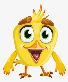 Vector Bird Cartoon Character - Animal Characters, HD Png Download, Free Download