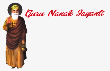 Guru Nanak Jayanti Png Free Images - Guru Nanak Dev Ji, Transparent Png, Free Download
